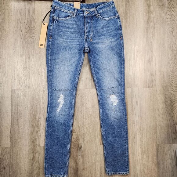 Ksubi Other - Ksubi Van Winkle Blazed Trashed Mid Rise Skinny Leg Jeans size 32